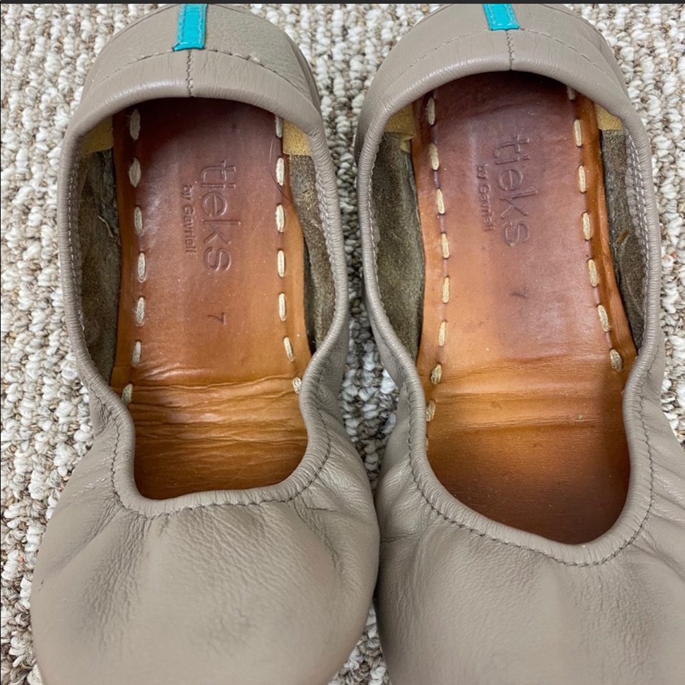 Tieks, Cream, Size 7